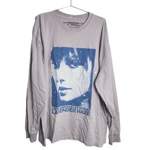 Taylor Swift Midnights Shirt Lavender Haze Sz 2XL Purple Long Sleeve Bandshirt